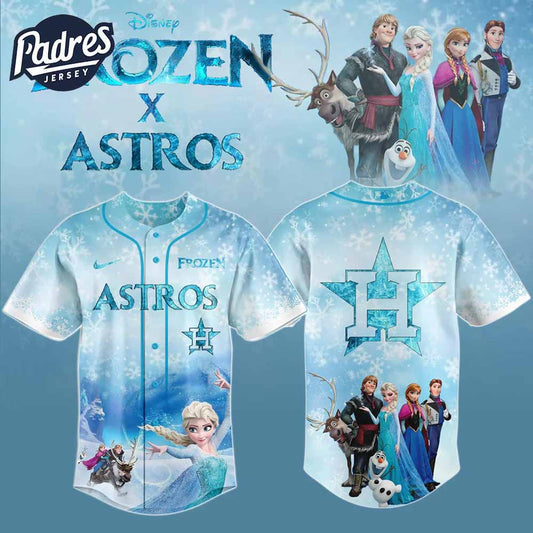 Houston Astros x Frozen Baseball Jersey 2025 - Padres Jersey Oasis: Elevate Your Baseball Style Game T-Shirts, Hoodie,...