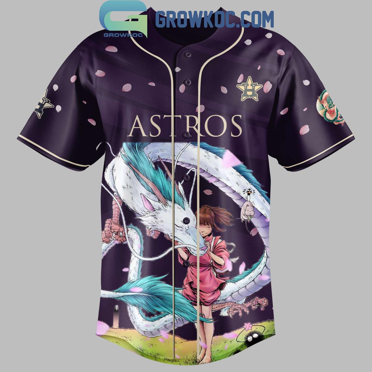 Houston Astros x Spirited Away Studio Ghibli 2025 Baseball Jersey