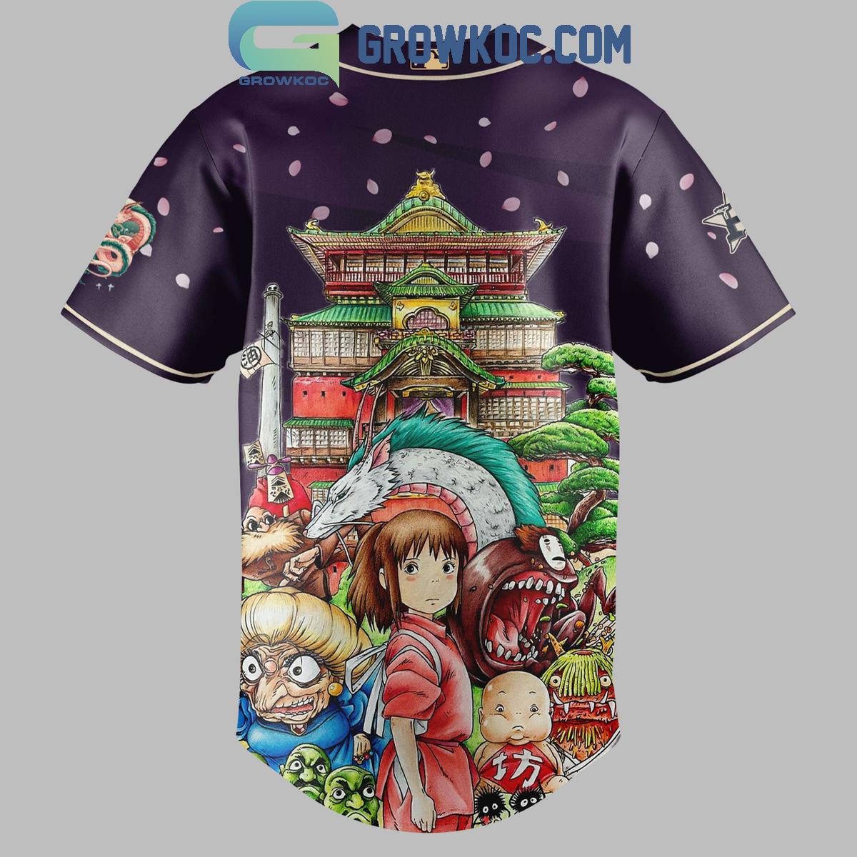 Houston Astros x Spirited Away Studio Ghibli 2025 Baseball Jersey