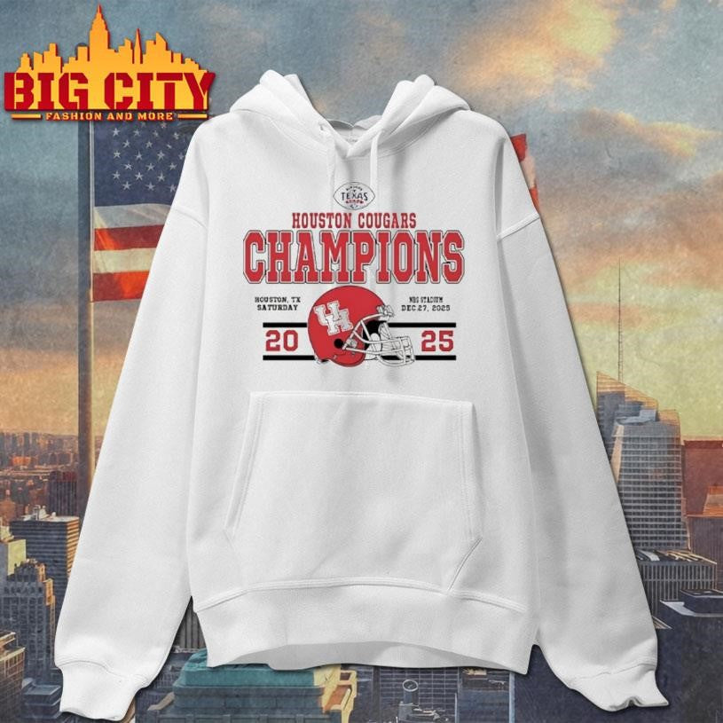Houston Cougars Football 2025 Kinders Texas Bowl Champions Classic Shirt