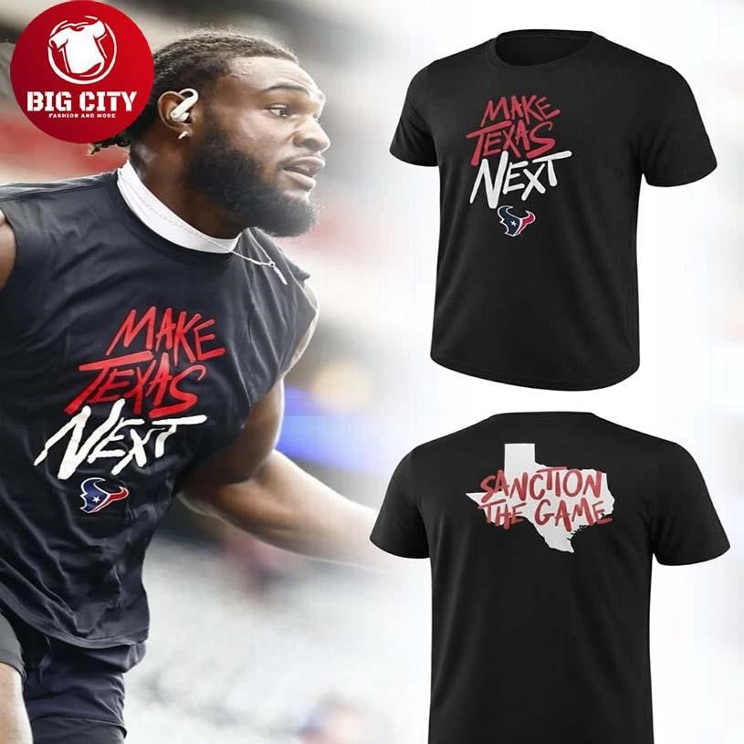 Houston Texans Sanction Girls Flag Football 2026 Two Sided Shirt