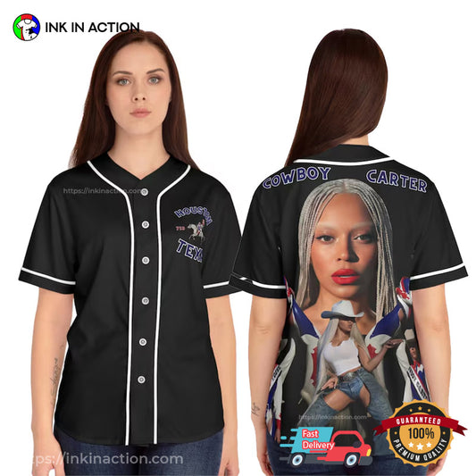 Houston Texas Cowboy Carter Baseball Jersey