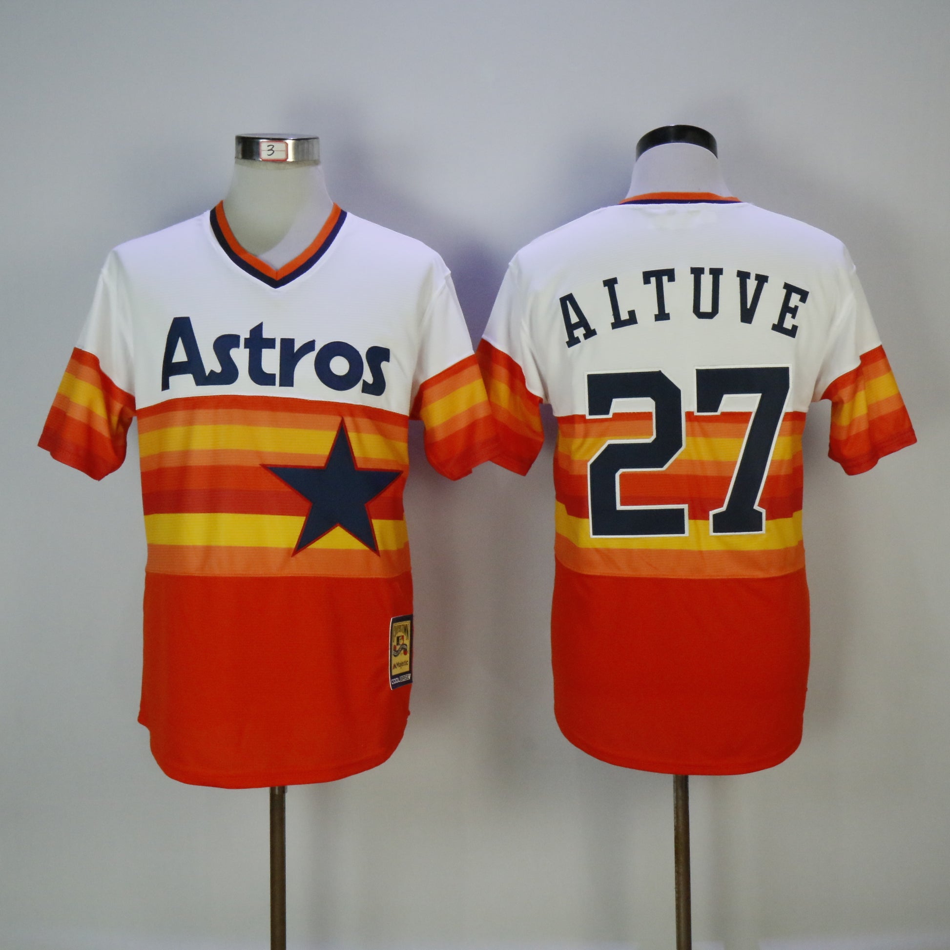 Houston Astros #27 Jose Altuve Astros 27 Retro Edition