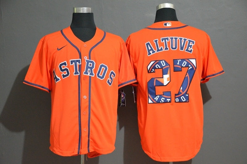 Houston Astros #27 Jose Altuve Style 1