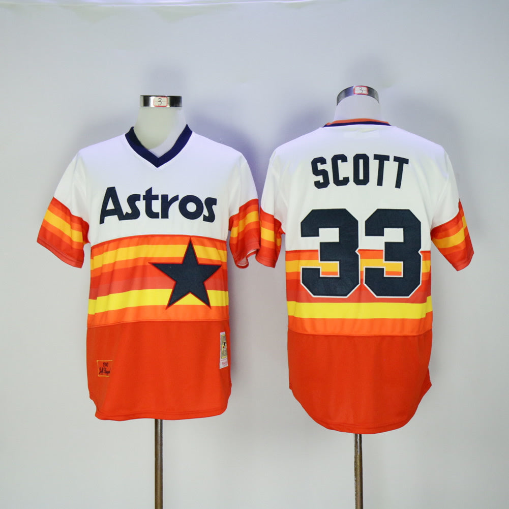 Houston Astros #33 Astros 33 Rainbow Edition Retro