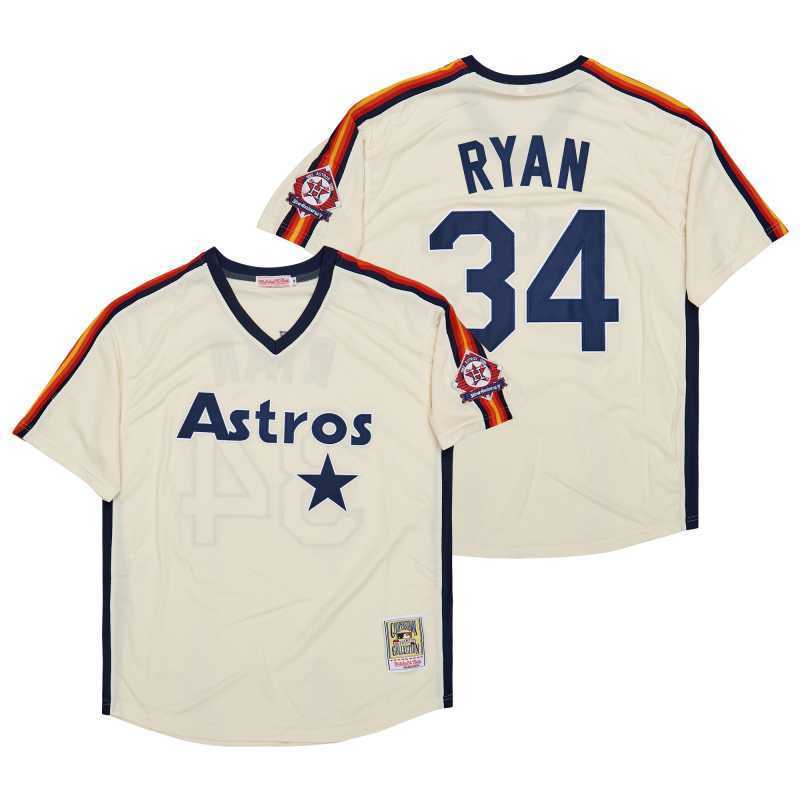 Houston Astros #34 Nolan Ryan Style 1_1