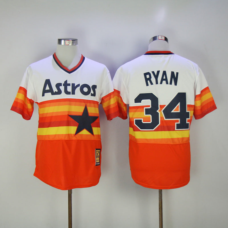 Houston Astros #34 Nolan Ryan Style 7