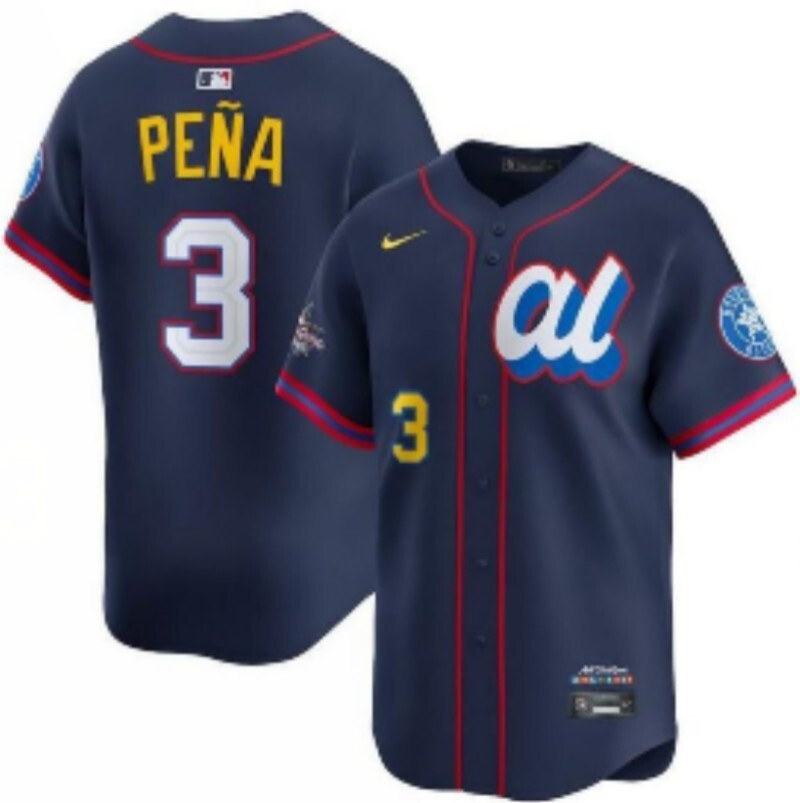 Houston Astros #3 Jeremy Pena Astros 25 All-Star Style 2