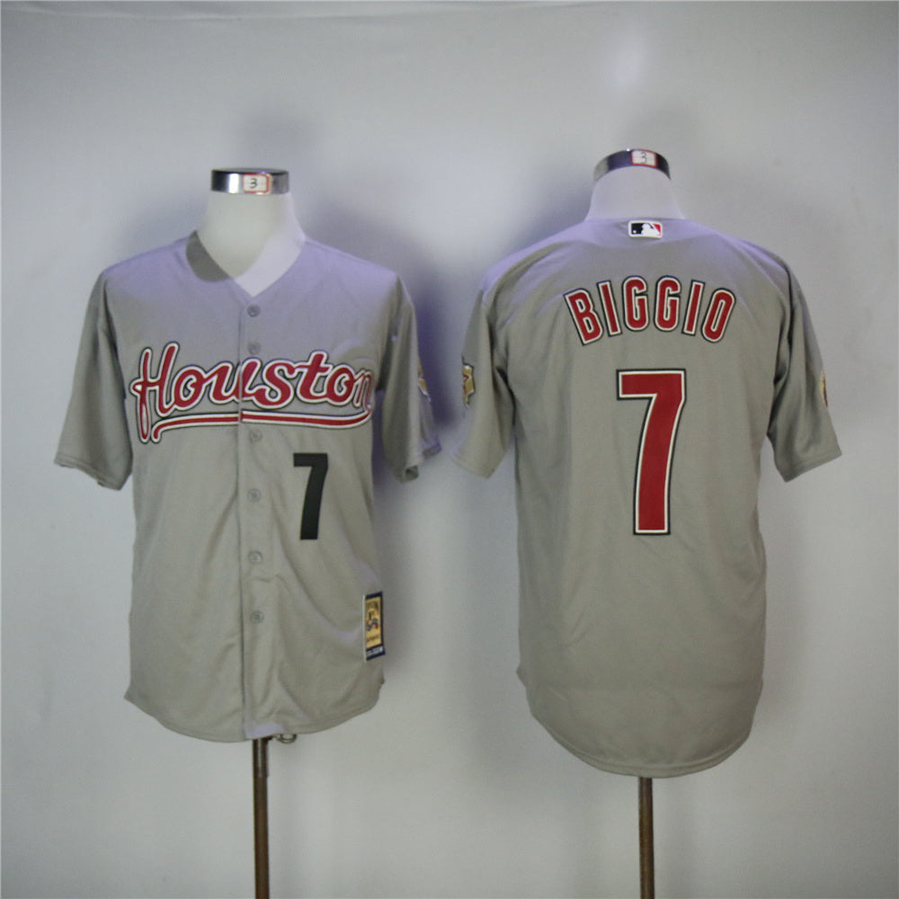 Houston Astros #7 Craig Biggio Astros 7 Gray 2006 Inverted