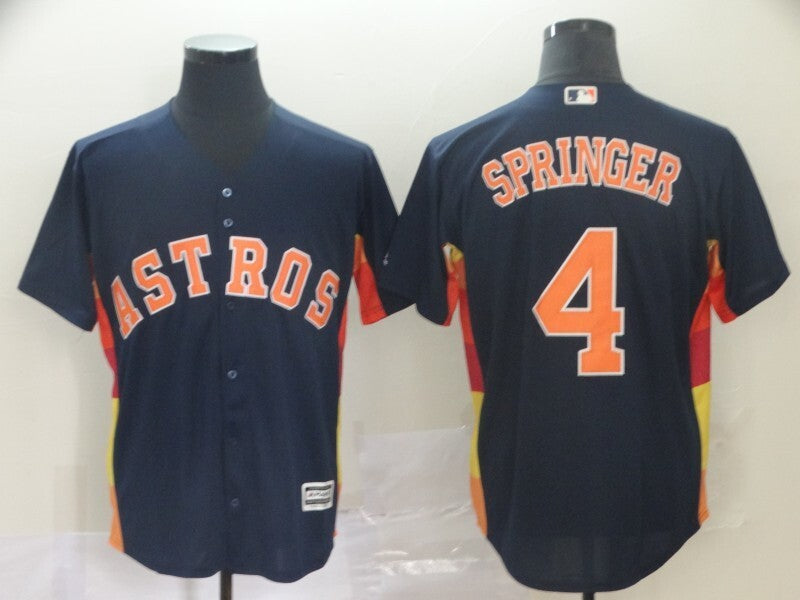 Houston Astros #4 George Springer Style 1