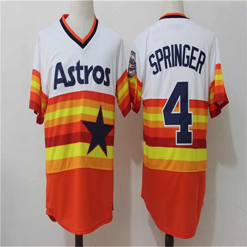 Houston Astros #4 George Springer Style 2