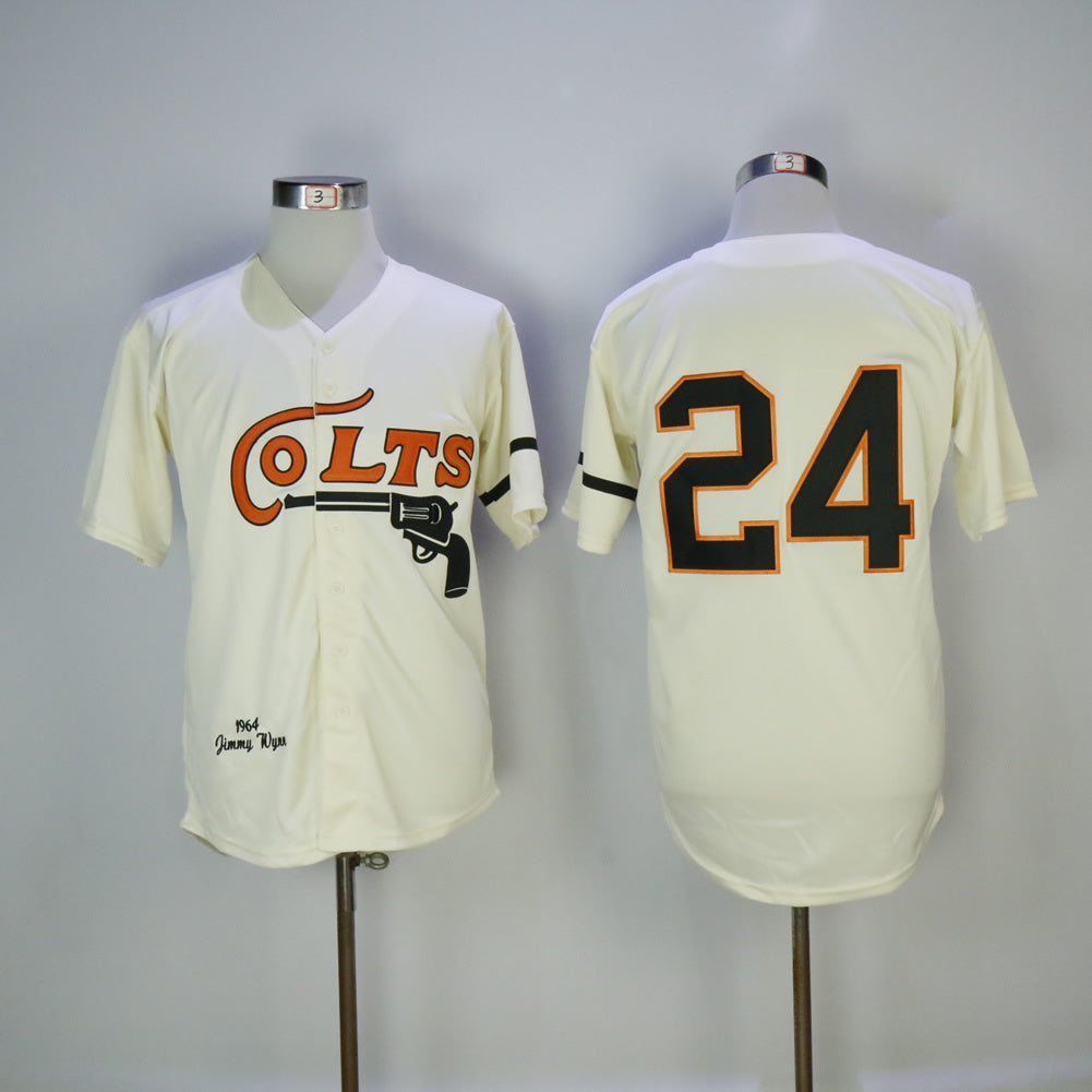 Houston Colts #24 Jimmy Wynn Colts 24 Off-White 1964 Retro