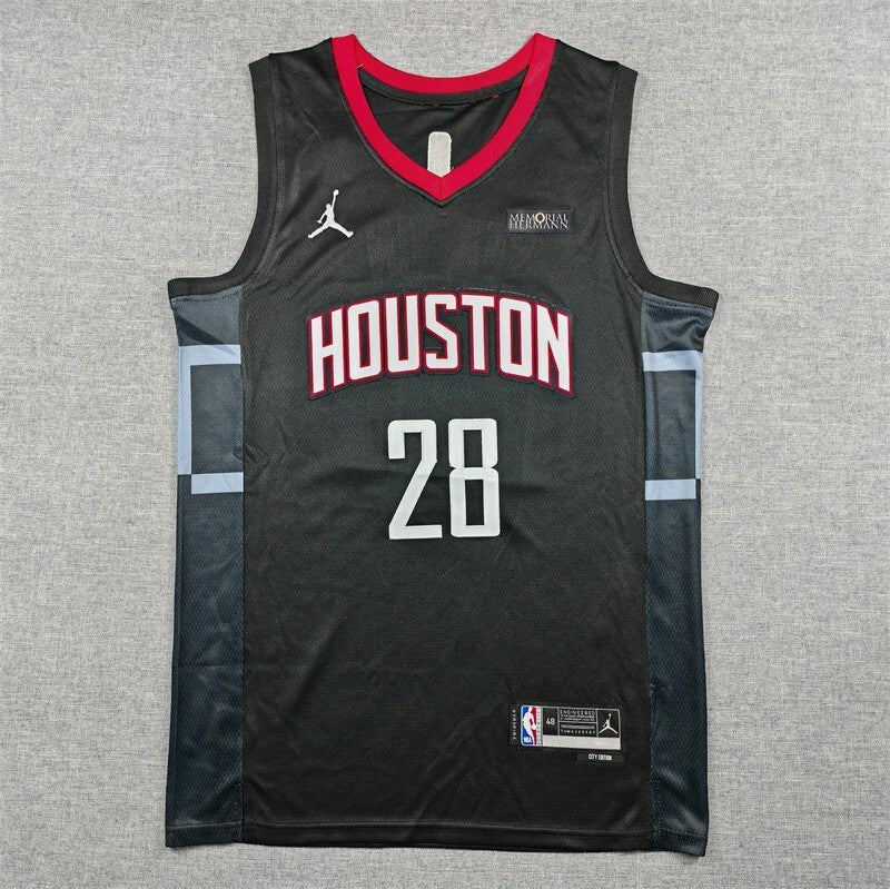 Houston Rockets #28 Alperen Sengun Rockets 28 Black Style 4