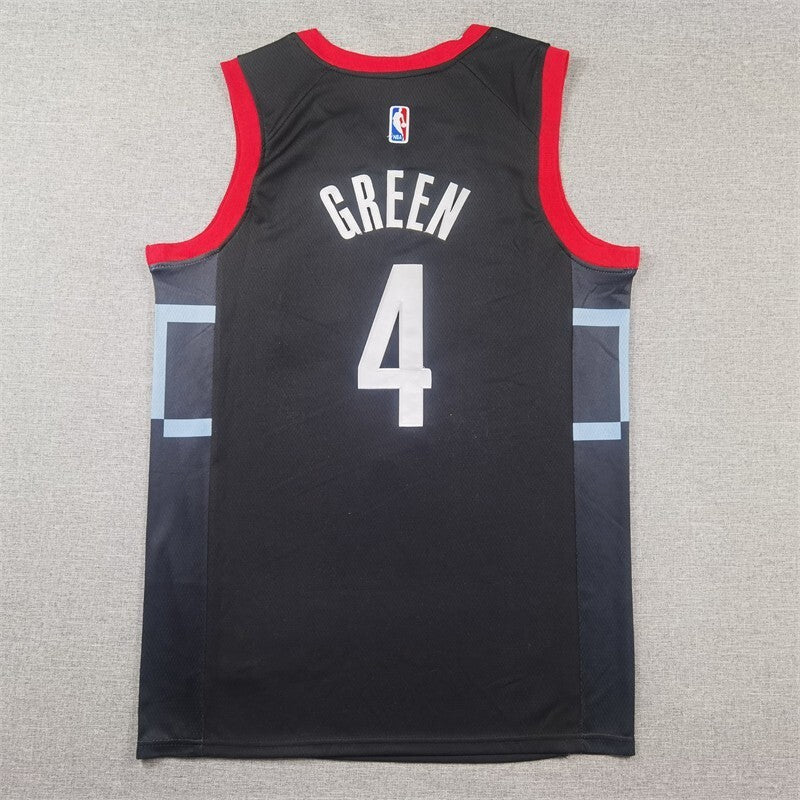 Houston Rockets #4 Jalen Green Rockets 4s-xxl Style 3