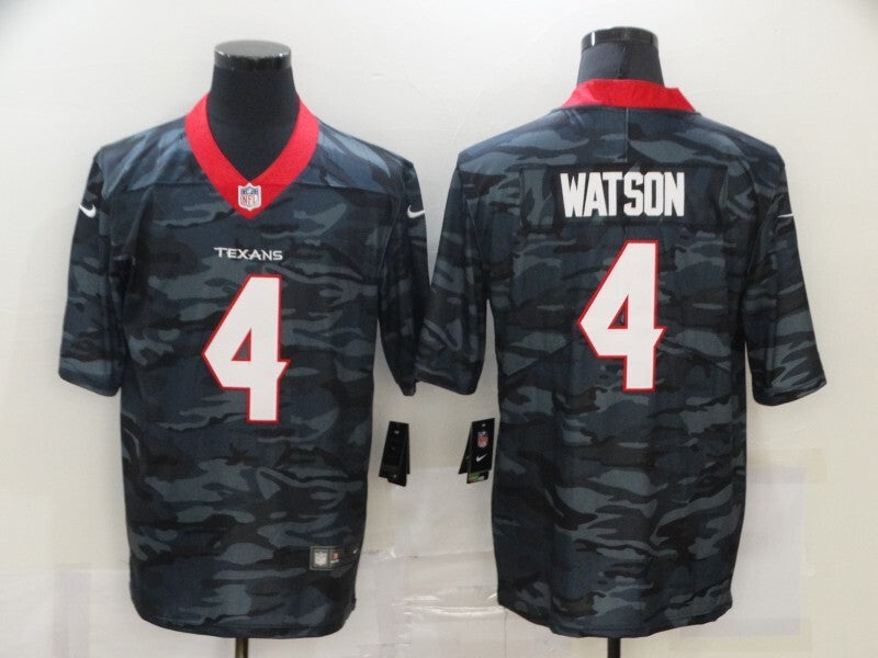 Houston Texans #4 Deshaun Watson 20 Camo Adult 853