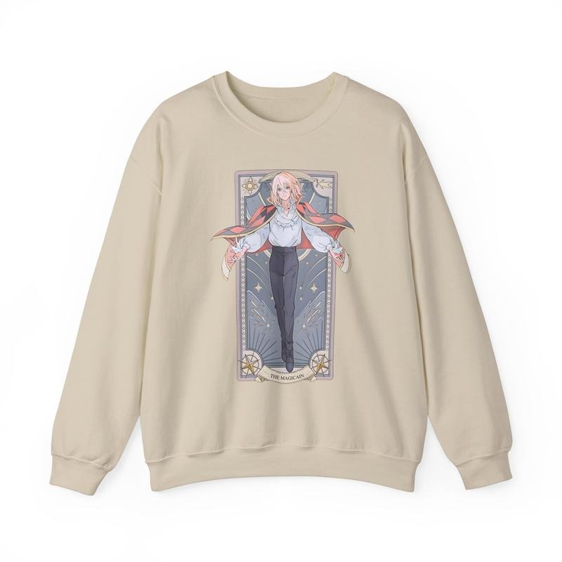 Howl Pendragon Sweatshirt, Howl Tarot Card, Howl's Moving Castle Sweatshirt, Howl and Sophie Shirt, Studio Ghibli, Anime...