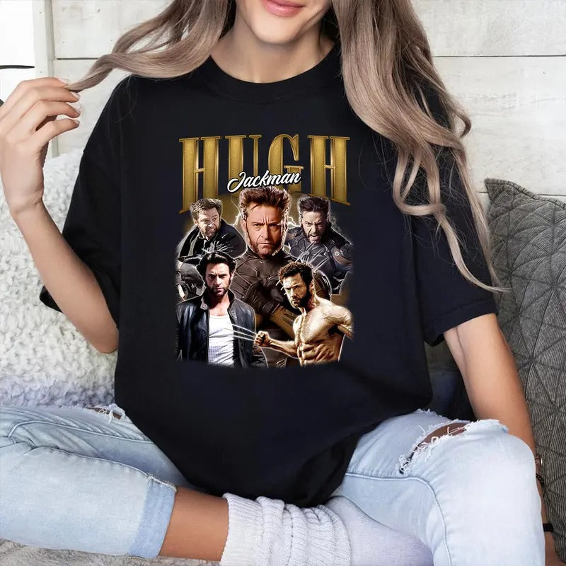 Hugh T Shirt Jackman T Shirt Gift For Woman and Man Unisex T-Shirtstyle{n002}2 Hoodie, Sweatshirt | WearSparks.com
