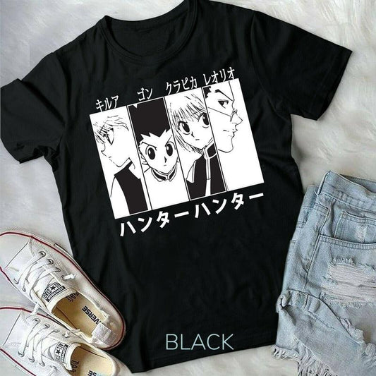 Hunter X Hunter, Gon Killua Leorio ,Kurapika HXH, Anime ,Manga ,Unisex T-Shirt S-4XL Hoodie, Sweatshirt | WearSparks.com