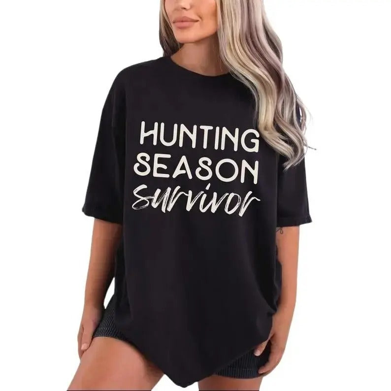 Hunting Season Survivor Shirt, Hunting Wives Shirt, He is Hunting Shirt, Hello Hunting Season Shirt, Hunting Wives Gift,...