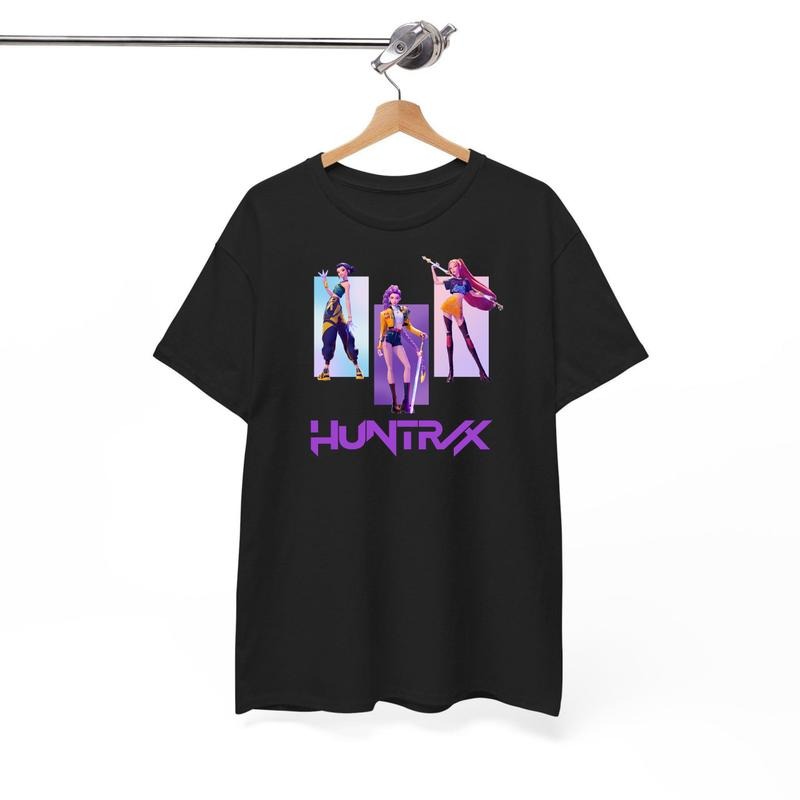 Huntrix Kpop Demon Hunters Shirt Fanmerch Mira Rumi Zoey Huntrix Kpop Demon Hunter Merch Shirt Kpop Unisex Shirt Hoodie,...