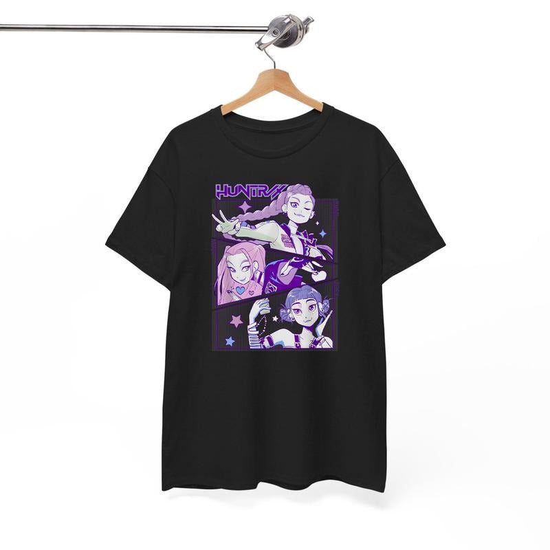 Huntrix Kpop Demon Hunters Shirt, K-Pop Music Shirt, Gift For Hunters Fans, Gift For K-Pop Music Fans Anime Style Graphic...
