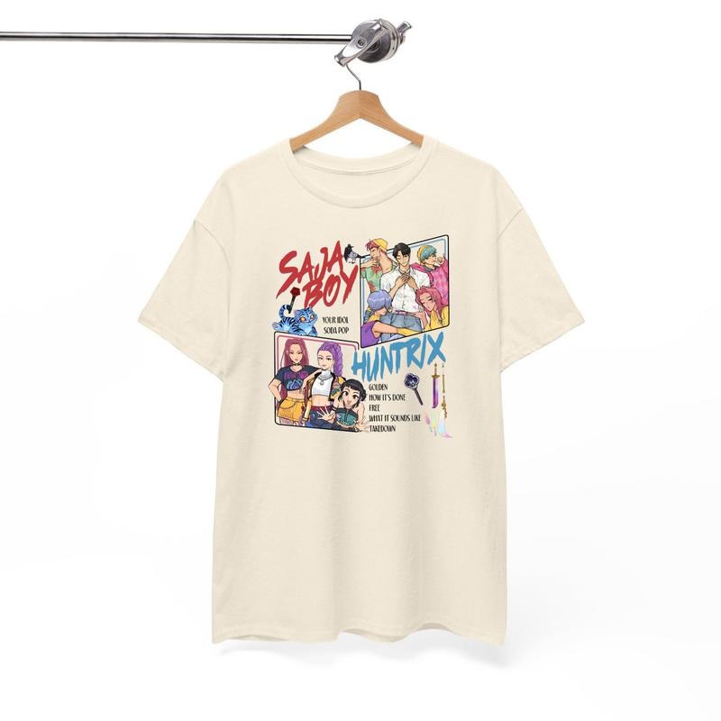 Huntrix Saja Boys Kpop Demon Hunters Shirt, Huntrix Girls,Saja Boy, Mira Rumi Joey, Demon Hunter Merch, Gift For Kpop Fan...