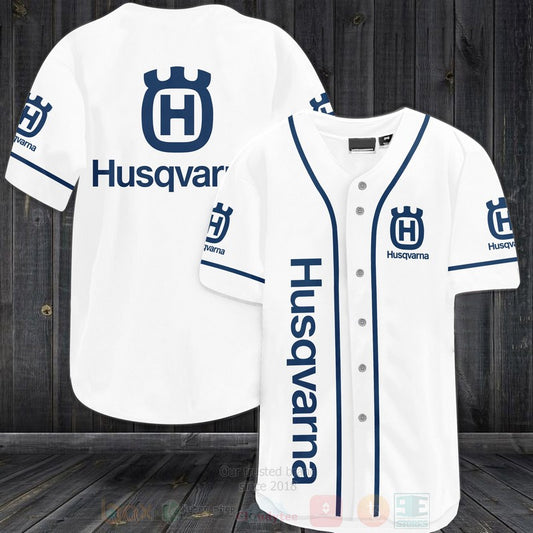 FASHION Husqvarna Motorcycles Baseball Jerseys Botton Shirt