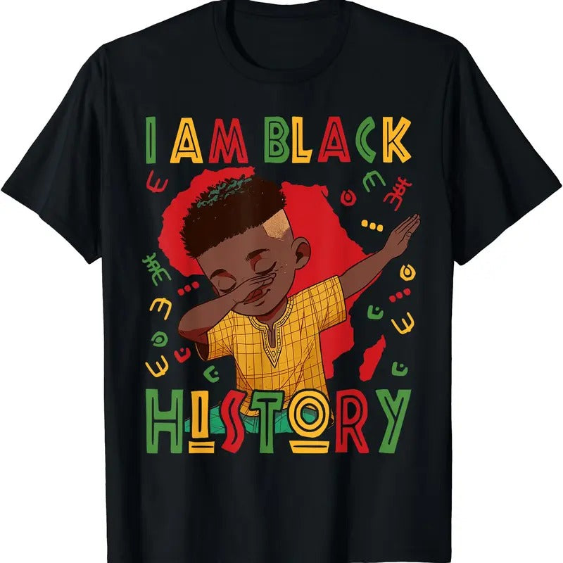 I Am Black History Boy Black History Month T-Shirt | Unisex cotton tee Gifts, Crewneck Hoodie, Sweatshirt | WearSparks.com