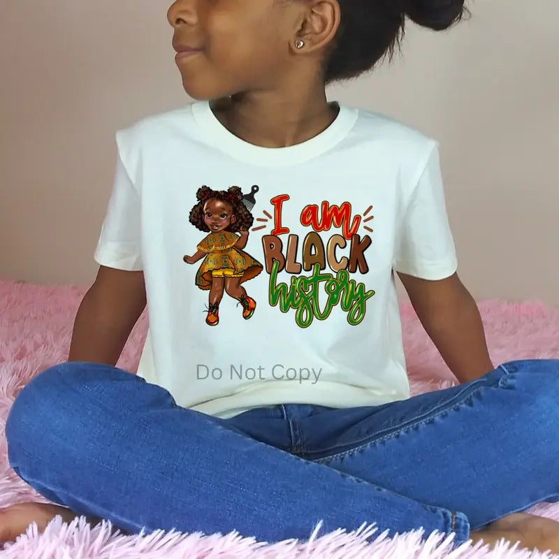 I Am Black History Direct To Film Transfer T-Shirts, Hoodie, Sweatshirt | WearSparks.com