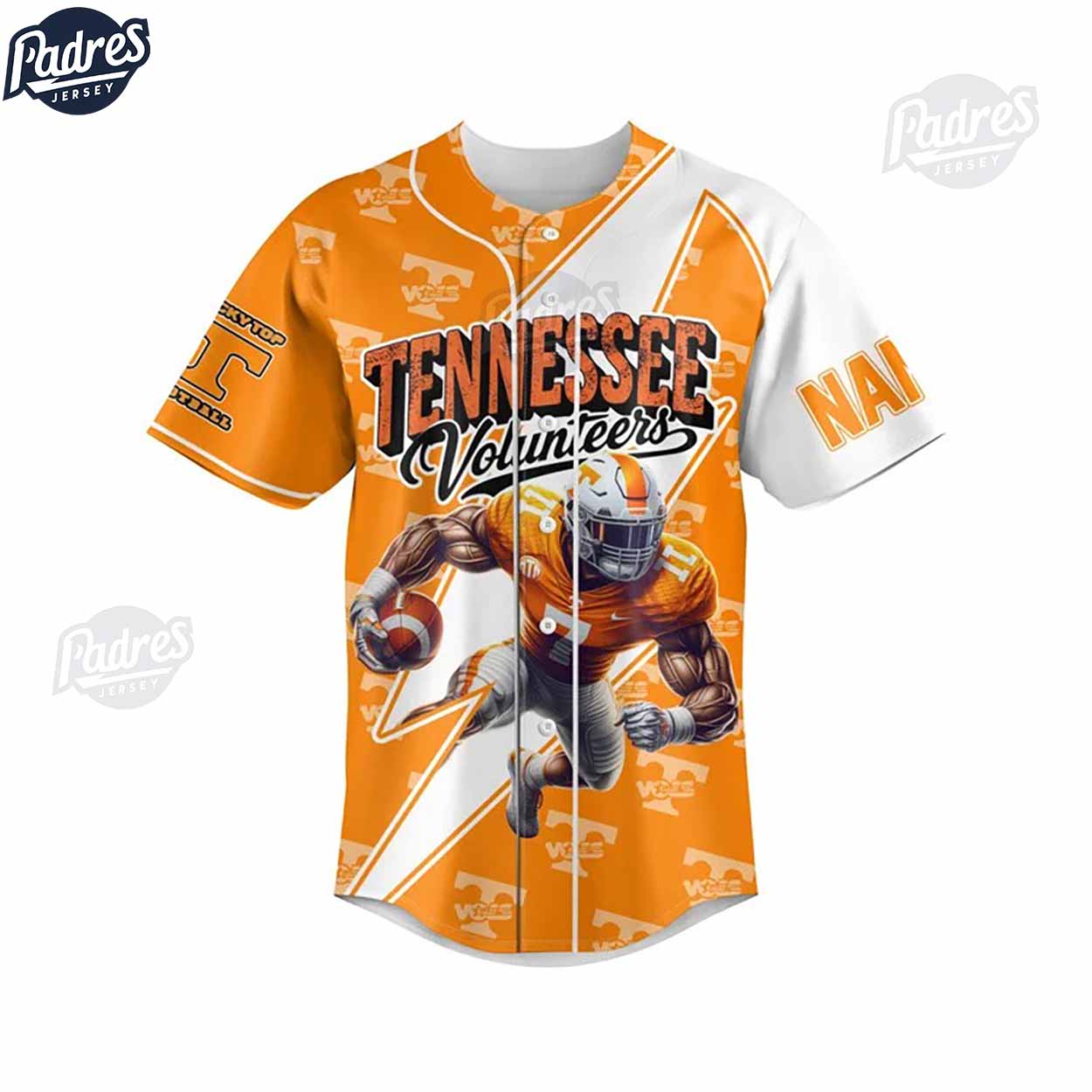 I Am Die Hard Fan Your Approval Is Not Required Tennessee Volunteers Football Baseball Jersey - Padres Jersey... (Image 2)
