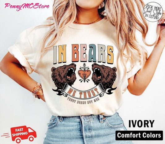 I Choose The Bear Shirt, Team Bear Shirt, Bear Vs Man, Fuck the Patriarchy, Equal Rights Shirt, Feminist Shirt, Medusa...