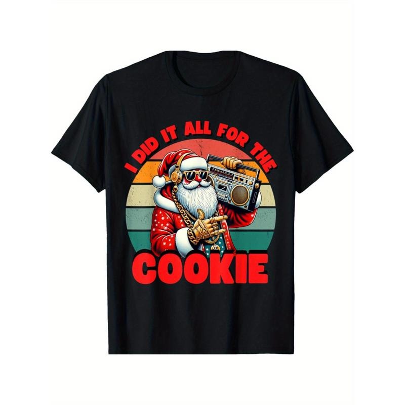 I Did It All For The Cookie Funny Santa Funny Christmas T-Shirt made in usastyle{n002}2 Hoodie, Sweatshirt | WearSparks.com