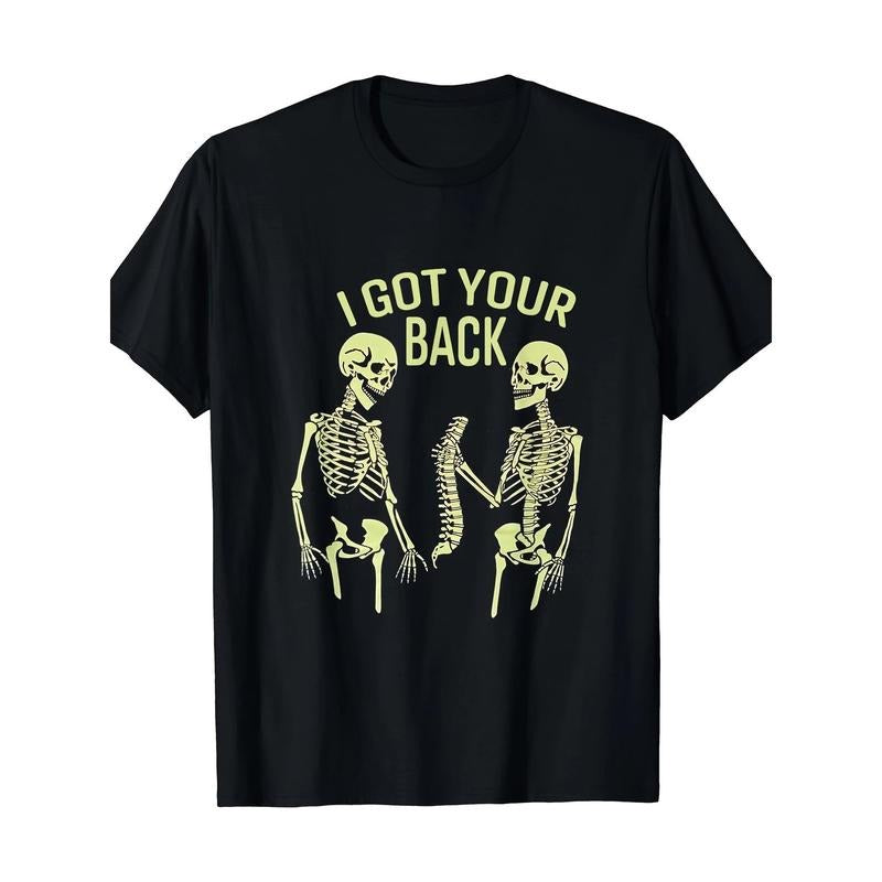I Got Your Back Halloween Skeleton Skull Sarcastic T-Shirt made in usa Hoodie, Sweatshirt | WearSparks.com