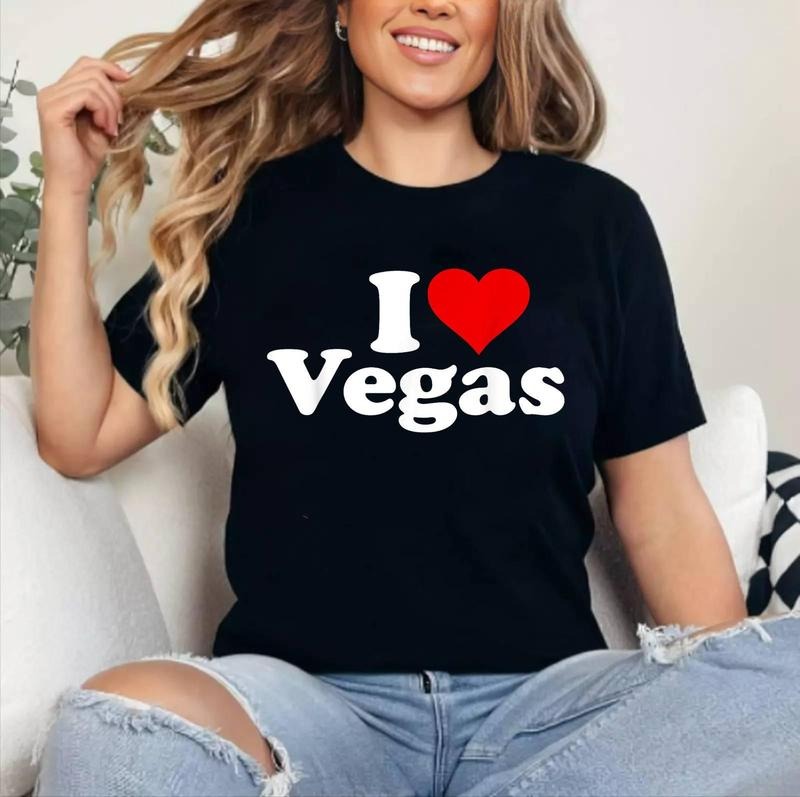 I HEART LOVE LAS VEGAS NEVADA T-Shirt | Cotton 100%, Crewneck, Top Womenswear Hoodie, Sweatshirt | WearSparks.com
