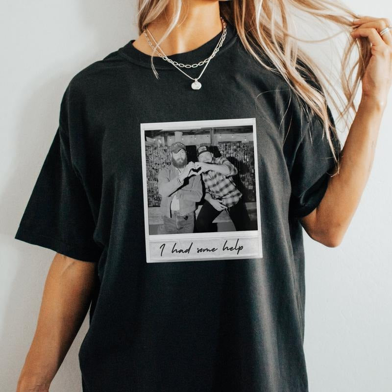 I Had Some Help Morgan Wallen Post Malone Shirt - It Takes Two To Break A Heart Hoodie, Sweatshirt | WearSparks.com