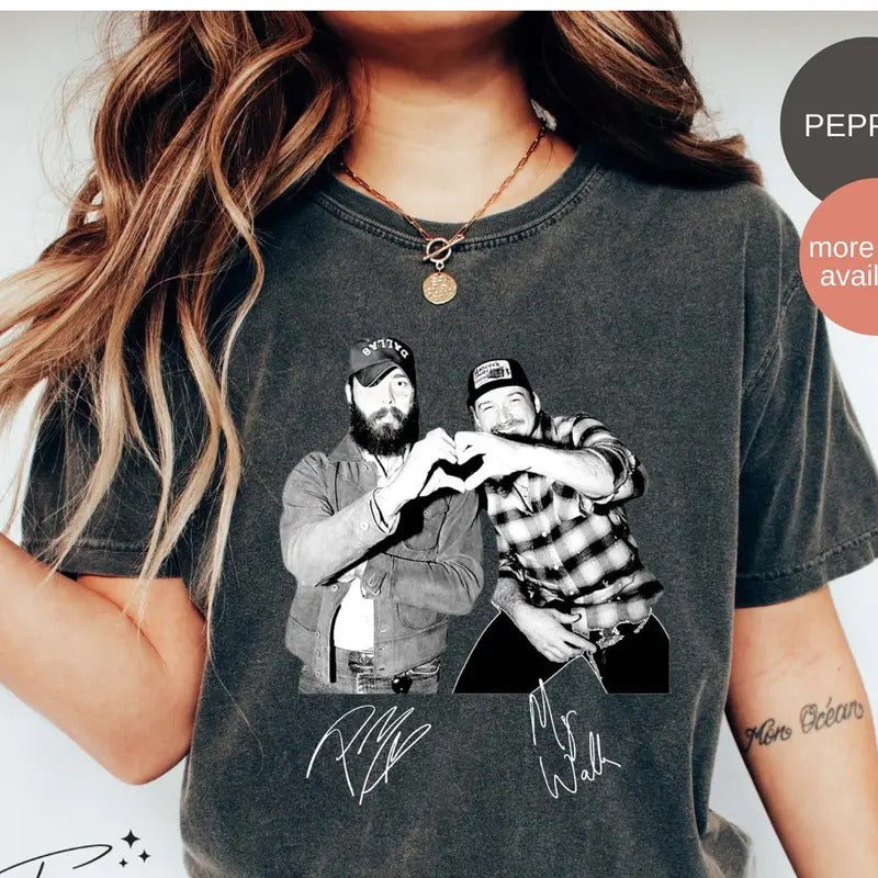 I Had Some Help Shirt, Country Music Shirt, Posty Wallen Tees, It Takes Two To Break A Heart In Two Shirt, Gift For Fan,...