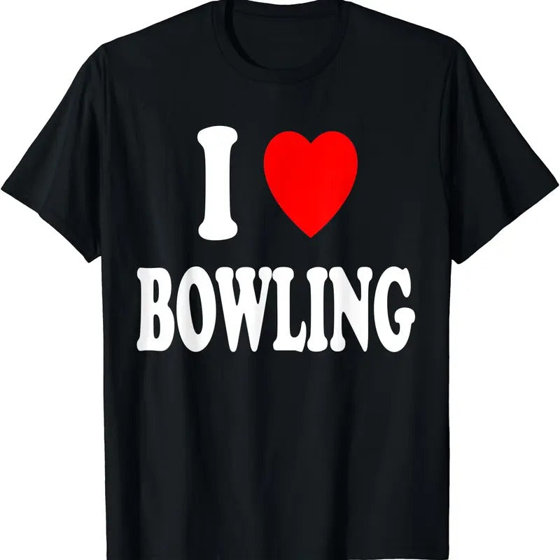 I Heart (Love) Bowling T-Shirt Hoodie, Sweatshirt | WearSparks.com
