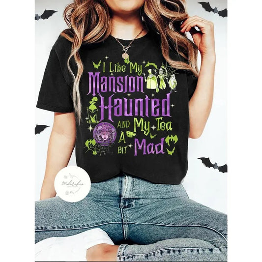 I Like My Mansions Haunted My Tea A Bit Mad shirt Hoodie, Sweatshirt | WearSparks.com