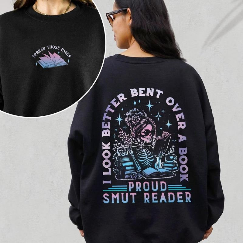 I Look Better Bent Over A Book Smut Reader Digital Download, Romance Smut Bookish Shirt Designs, Smut Lover TShirt, Spicy...
