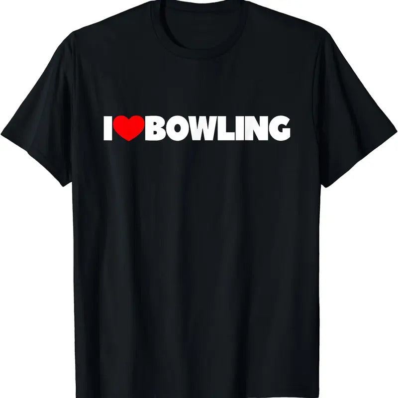 I Love Bowling T-Shirt Hoodie, Sweatshirt | WearSparks.com