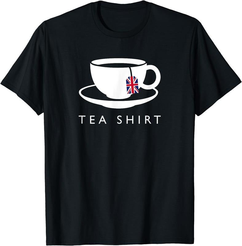 I Love English Tea UK Flag T-Shirt | Unisex Cotton Tee, Short Sleeve, Size S-5XL Hoodie, Sweatshirt | WearSparks.com