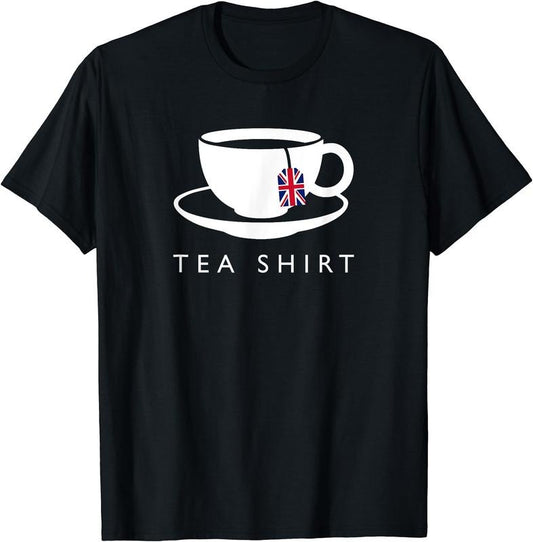 I Love English Tea UK Flag T-Shirt | Unisex Cotton Tee, Short Sleeve, Size S-5XL Hoodie, Sweatshirt | WearSparks.com