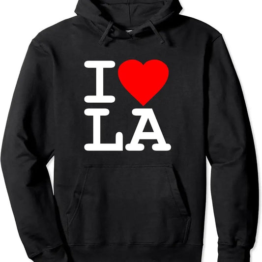 I Love Los Angeles Hoodie | Unisex Hooded Sweatshirt T-Shirts | WearSparks.com