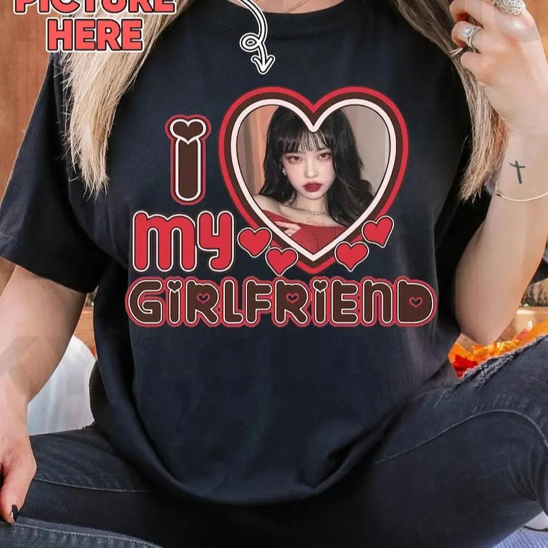 I Love My Girlfriend Shirt Custom, I Love My Boyfriend, I Heart My Girlfriend Shirt, HL88 Hoodie, Sweatshirt | WearSparks.com