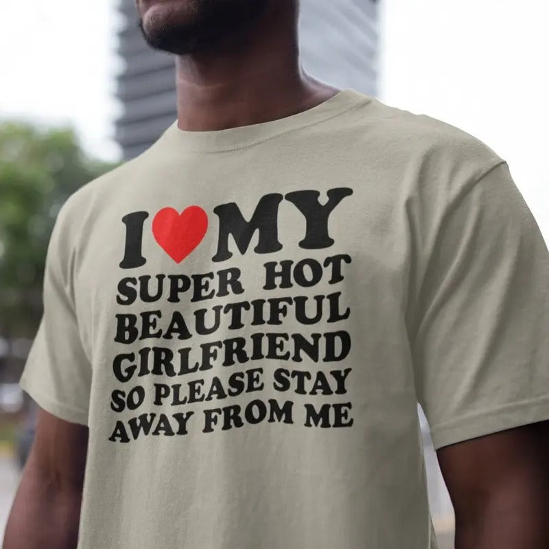 I Love My Girlfriend Valentine Shirt, I Heart My Girlfriend Shirts, Valentine Shirt, Funny Boyfriend shirt, Hot...