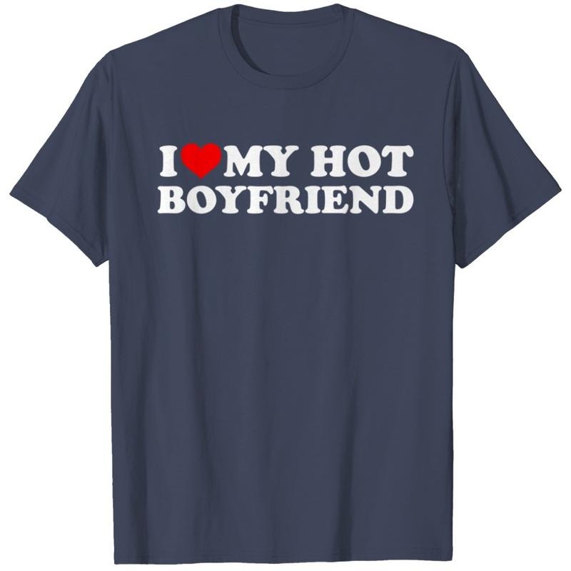 I Love My Hot Boyfriend Shirt BF I Heart My Hot Boyfriend vintage T-shirt, sweater and Hoodie Sweatshirt | WearSparks.com