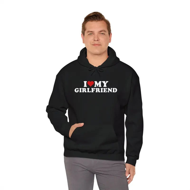 I Love My Hot Girlfriend hoodie | Unisex Hooded Sweatshirt T-Shirts | WearSparks.com