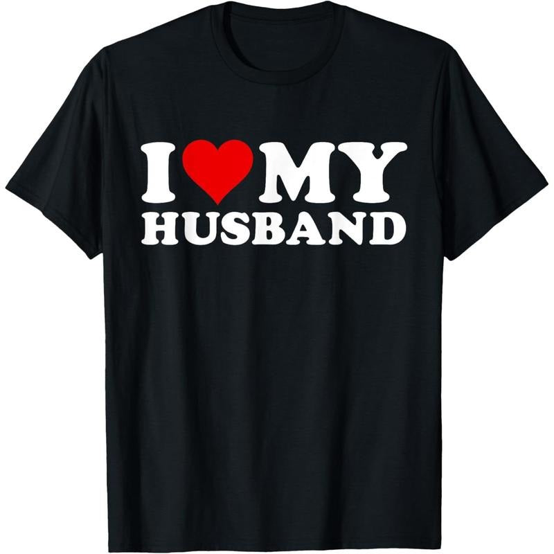 I Love My Husband Marriage Anniversary Heart My Husband T-Shirt made in usa Hoodie, Sweatshirt | WearSparks.com