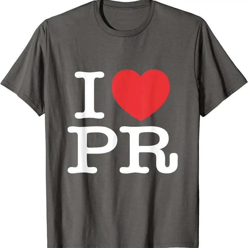 I Love PR Shirt, I heart Puerto Rico T-Shirt | Unisex Cotton Tee, Size S-5XL Hoodie, Sweatshirt | WearSparks.com