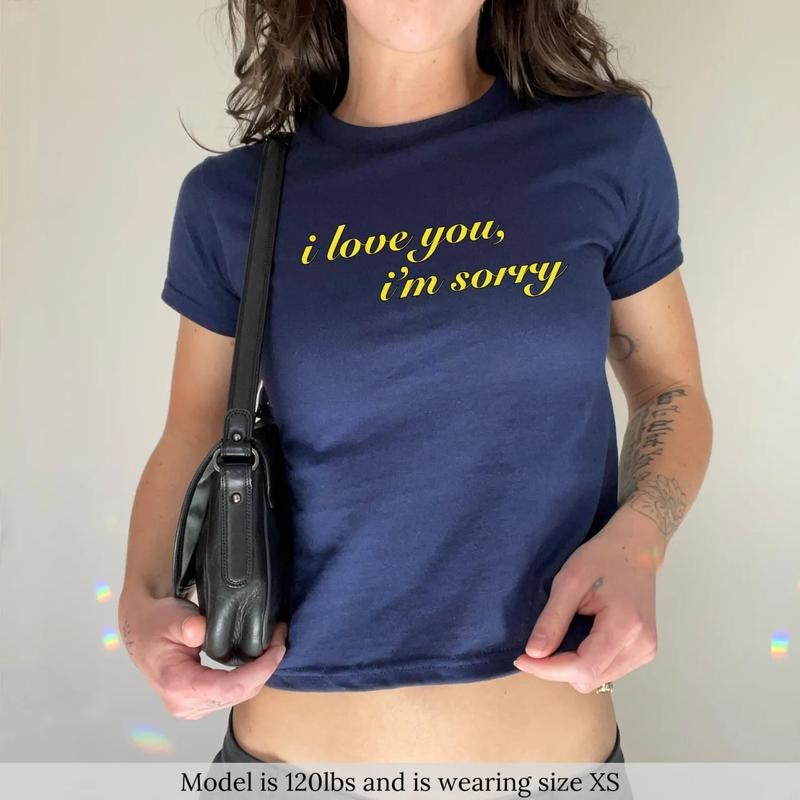 I Love You I'm Sorry Baby Tee, I Love You Baby Tee, Cute Shirt, Trendy Shirt For Women, Gift For Her Hoodie, Sweatshirt